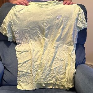 Nike Lime Green Tee with Logo